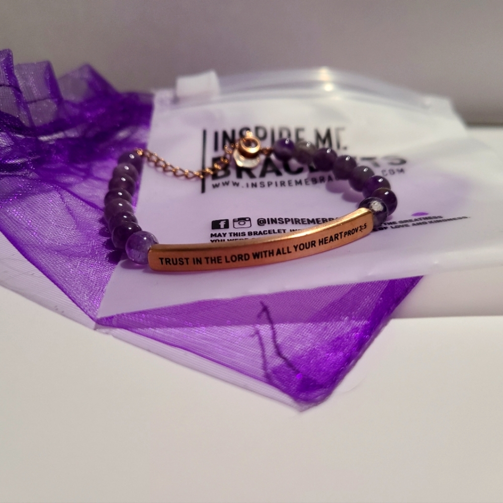 Inspire Me Bracelet: Trust in the Lord With All Your Heart Prov 3:5